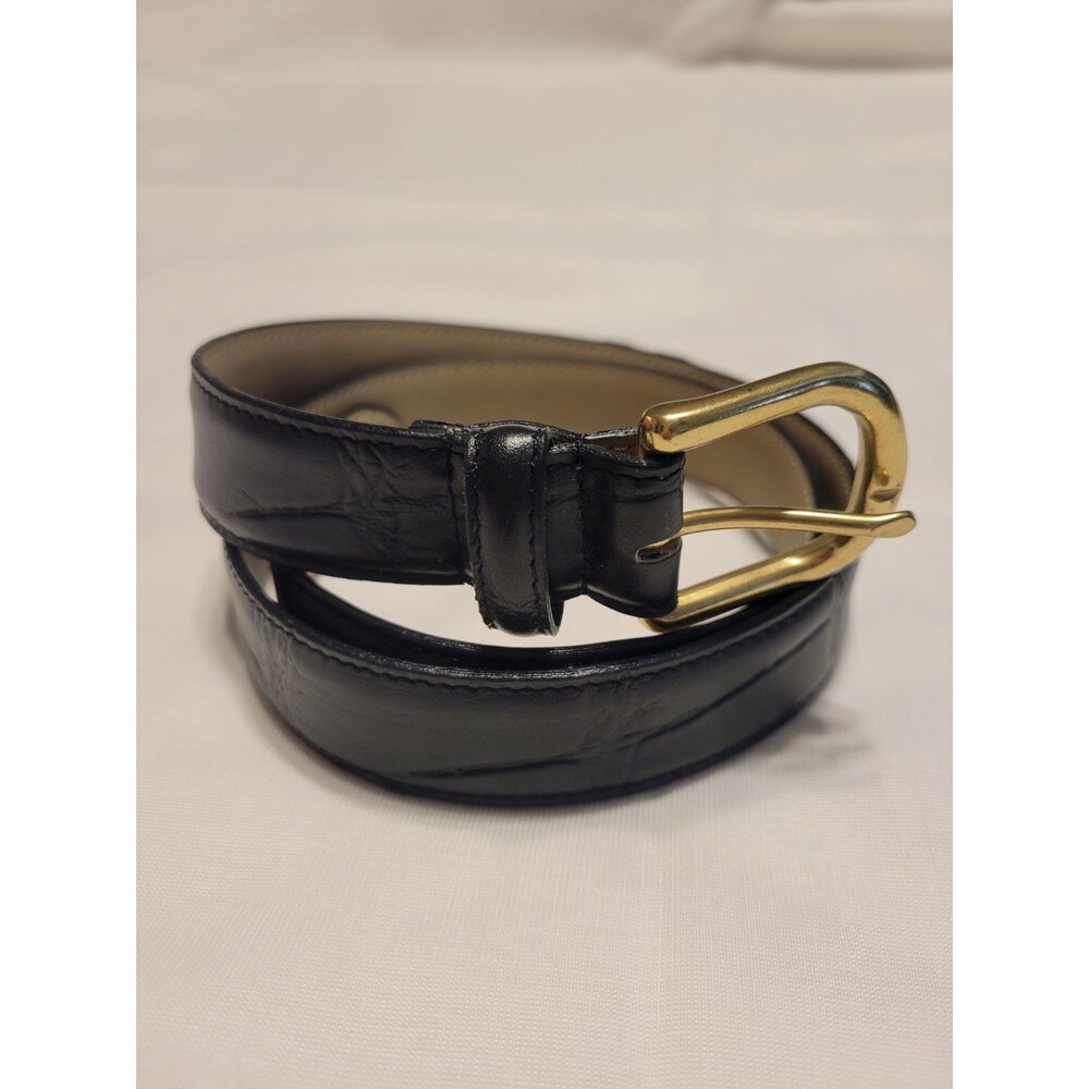 Oaktree Piel Ginuine Leather Black Men's Belt Size 34
